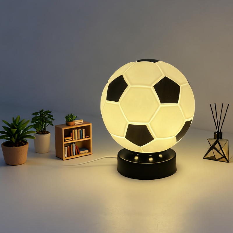 Lightings Decoration - Lámpara de Mesa LED de Fútbol,
