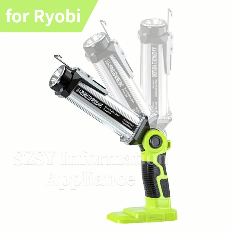 Garage Lighting Decor - Luz de trabajo LED para Ryobi