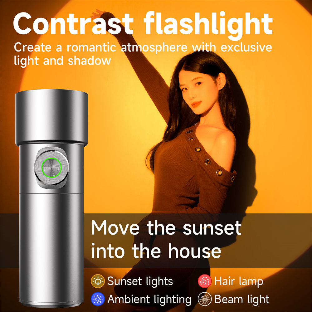 Sunset Lamp Projection - NUEVA Linterna de Fotografía con 4