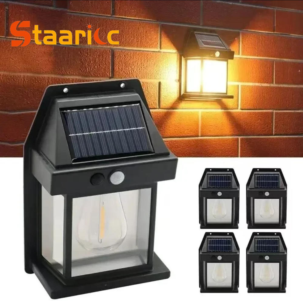 Garage Lighting Decor - Lámpara Solar de Pared para Exteriores