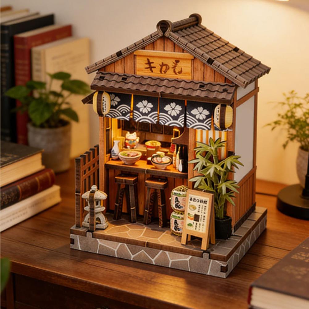 Japanese Lighting Decor - Casa de Muñecas en Miniatura de