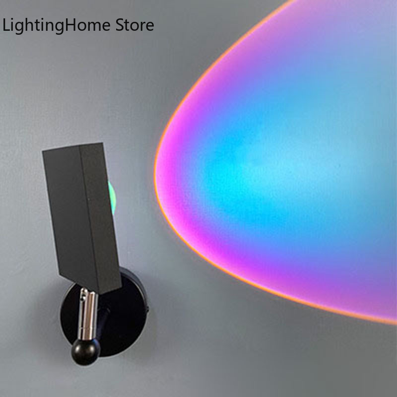Sunset Lamp Projection - Lámpara de pared de proyección de