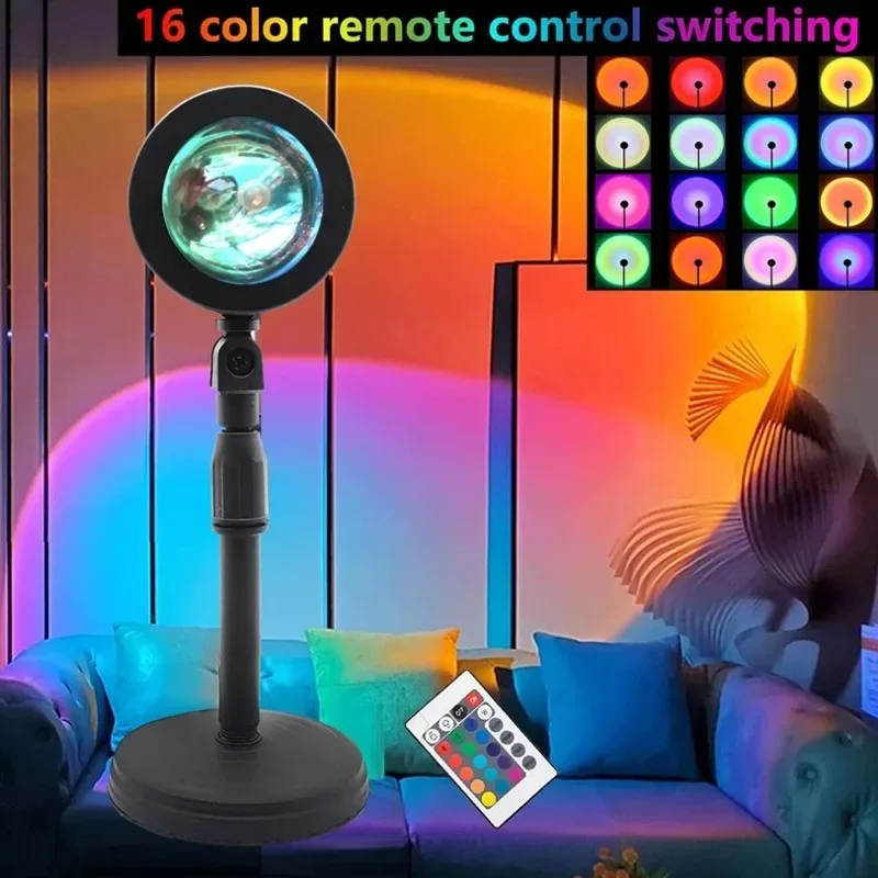 Sunset Lamp Projection - Lámpara de puesta de sol de