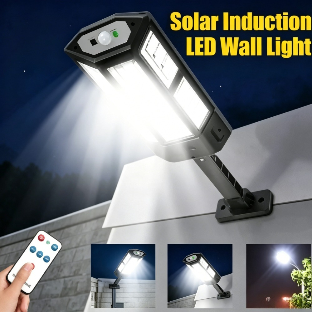 Garage Lighting Decor - Potente Lámpara Solar LED para Exteriores,