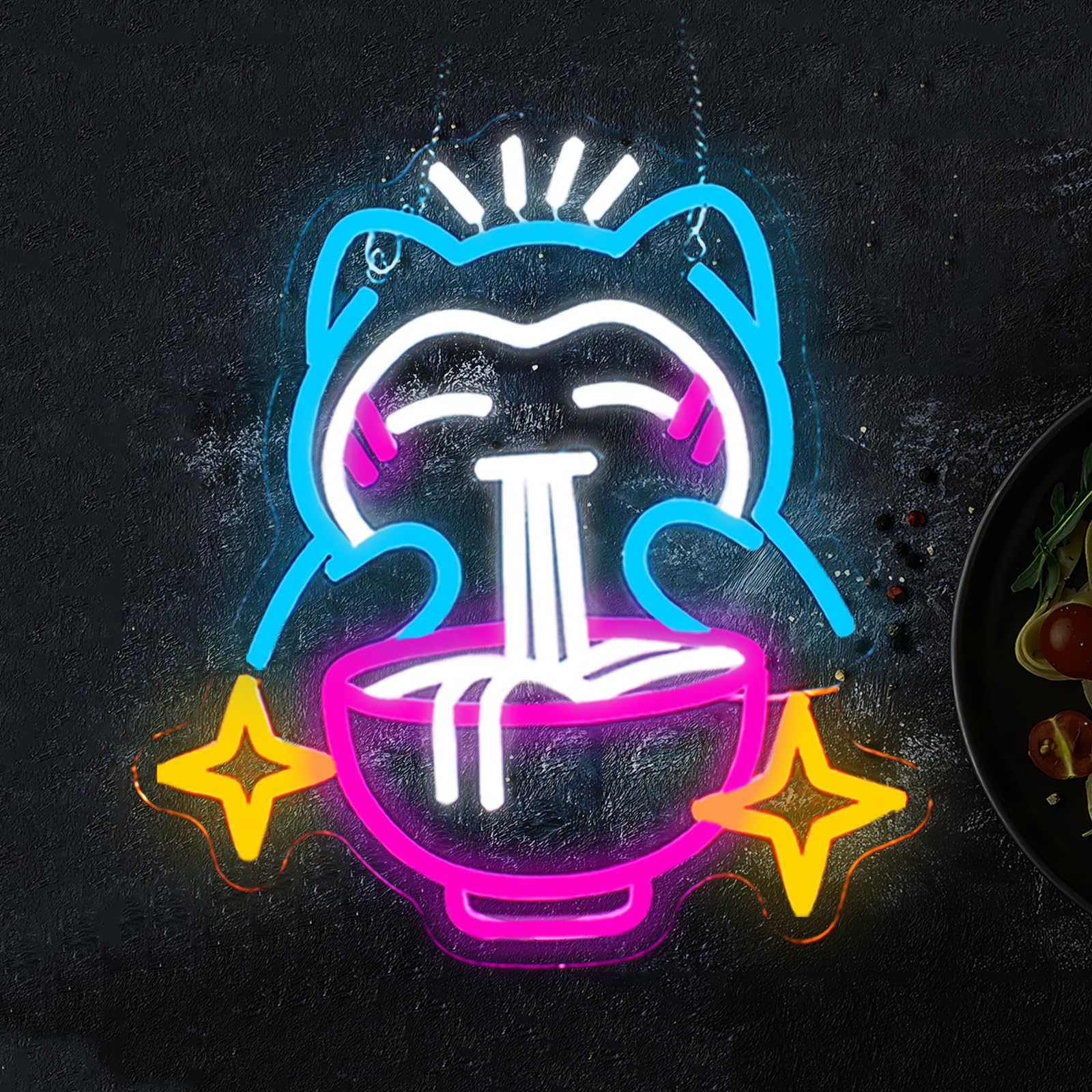 Luz de neón LED Ramen: letrero - Japanese Lighting Decor reseña y precio