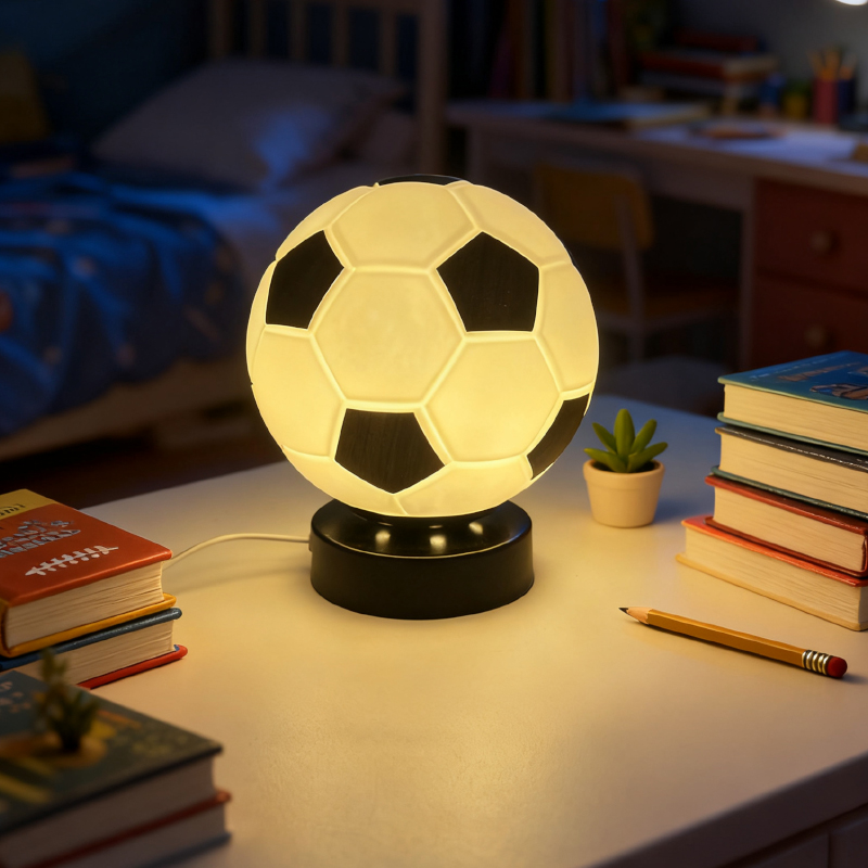 Lámpara de Mesa LED de Fútbol, - Lightings Decoration reseña y precio