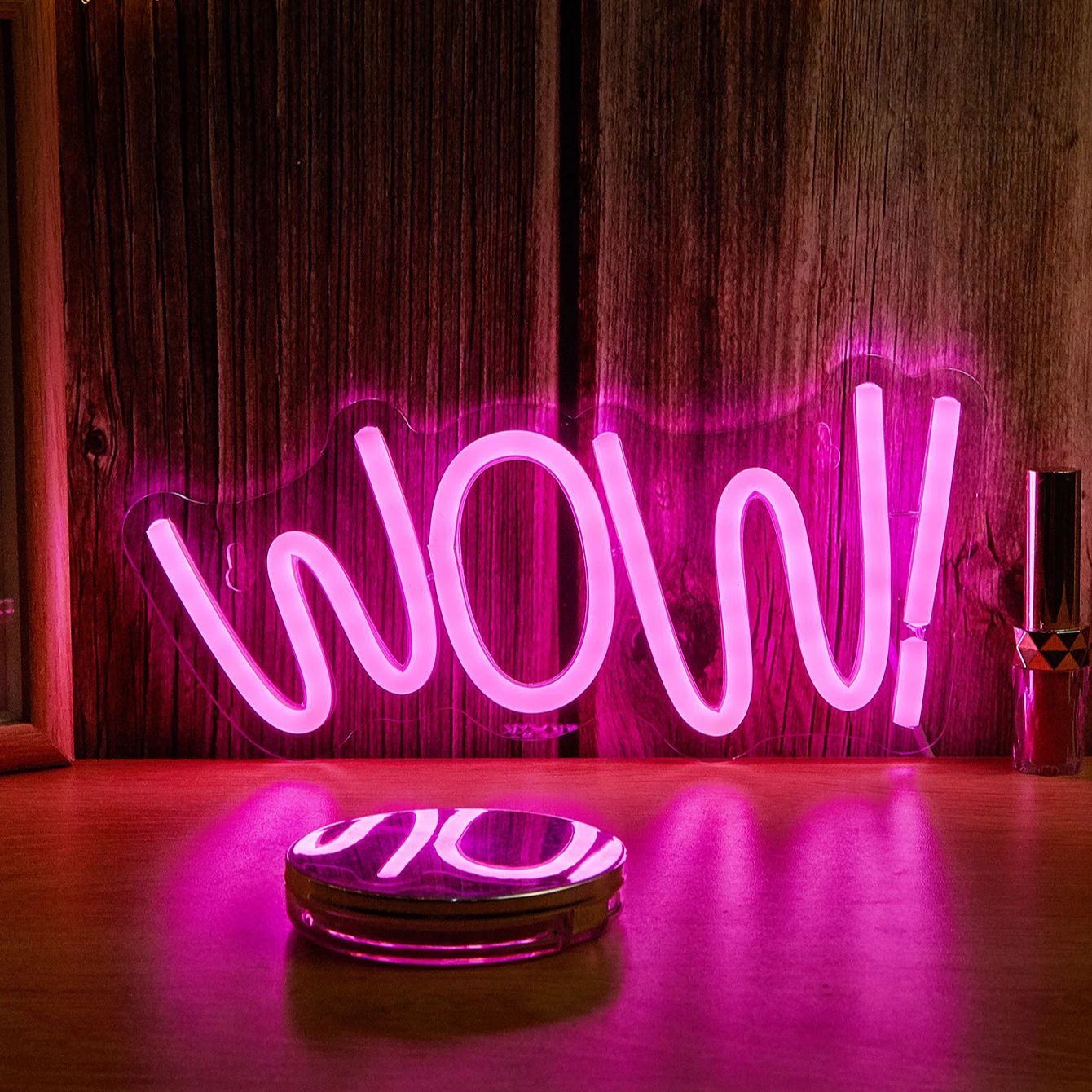 Chi-buy LED neón WOW letreros  - Lighting Decor Wow reseña y precio