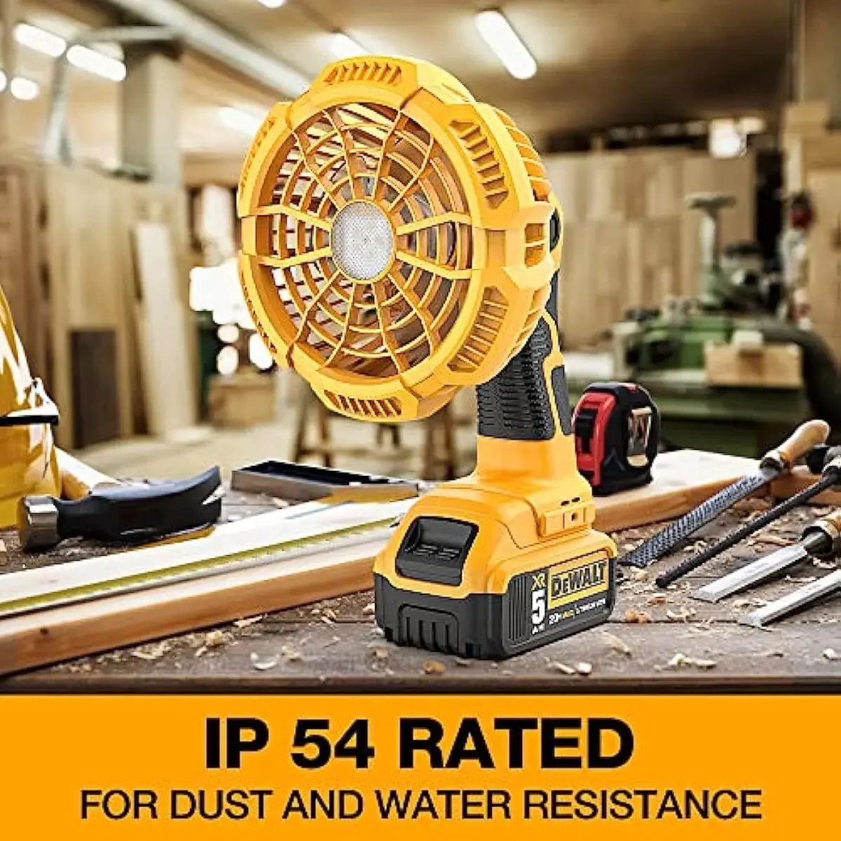 Ventilador portátil para lugar - Garage Lighting Decor reseña y precio