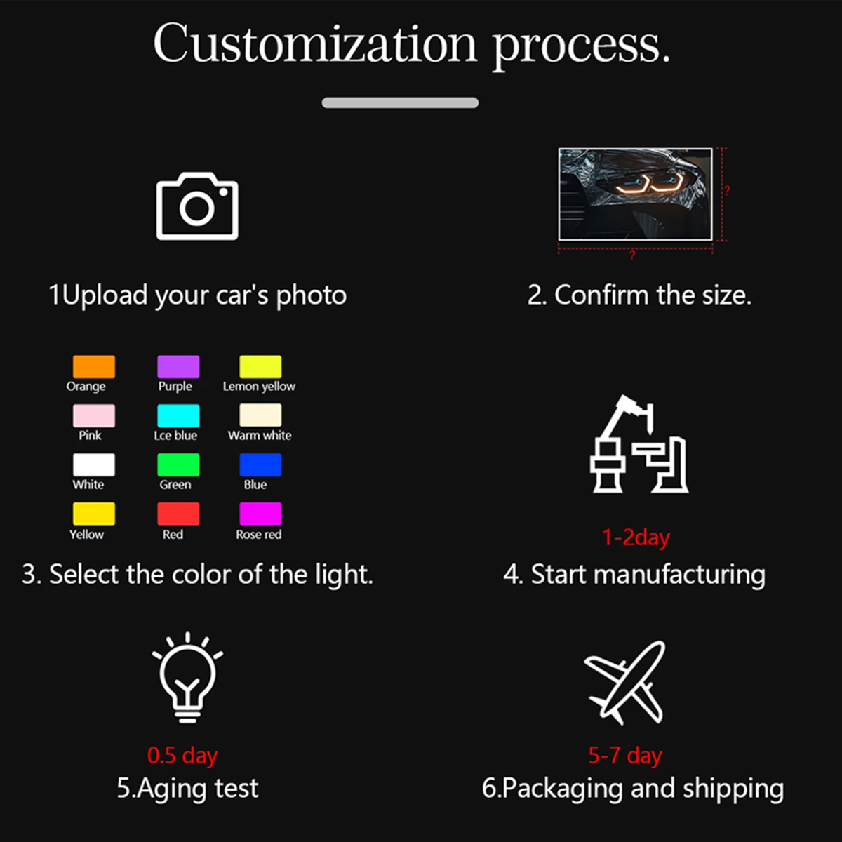 Arte para autos personalizable - Garage Lighting Decor reseña y precio