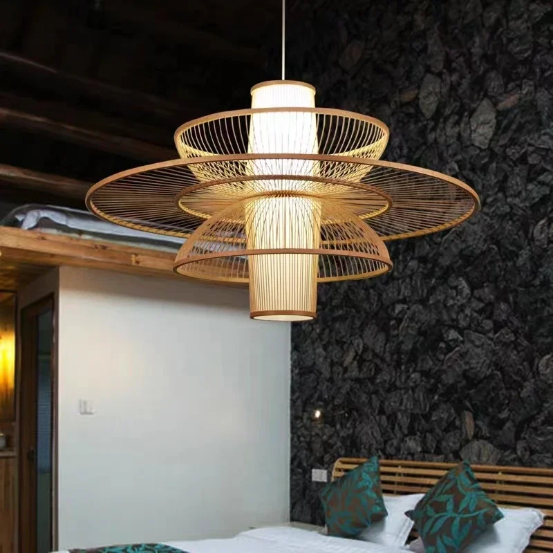 Candelabro de Arte de ratán te - Japanese Lighting Decor reseña y precio