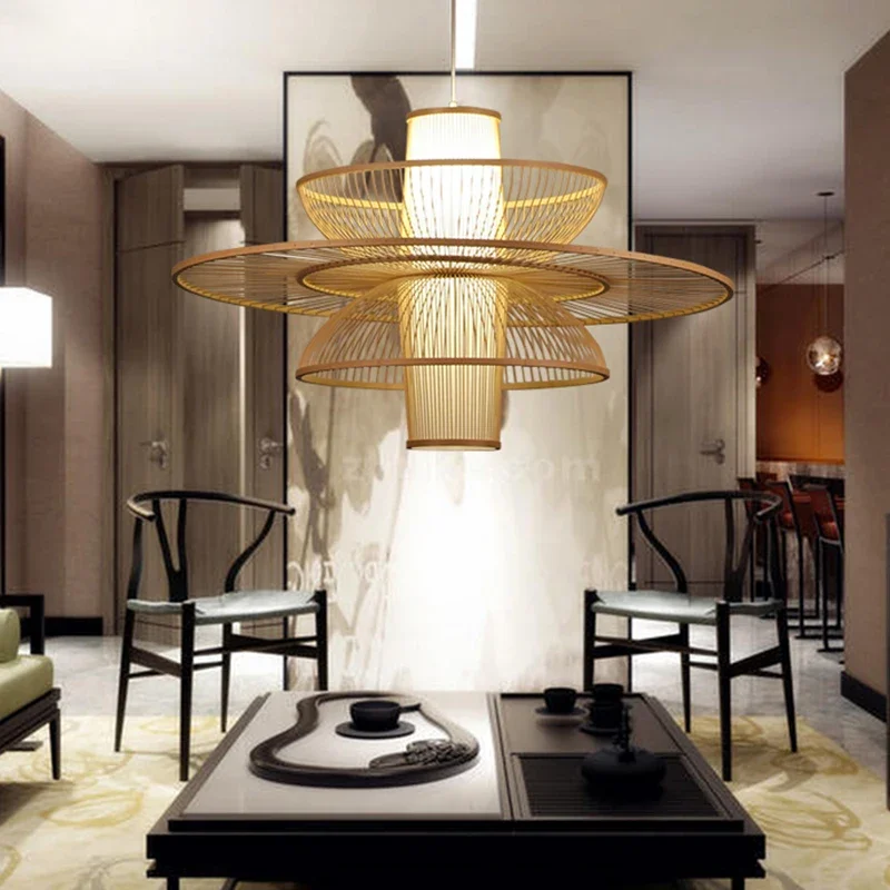 Candelabro de Arte de ratán te - Japanese Lighting Decor reseña y precio