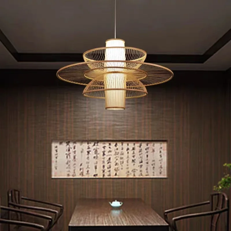 Candelabro de Arte de ratán te - Japanese Lighting Decor reseña y precio