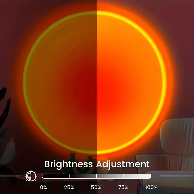 Luz de proyección de puesta de - Sunset Lamp Projection reseña y precio
