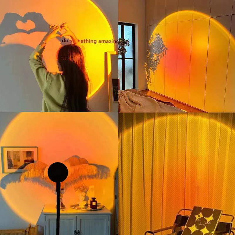 Lámpara de puesta de sol, luz  - Sunset Lamp Projection reseña y precio