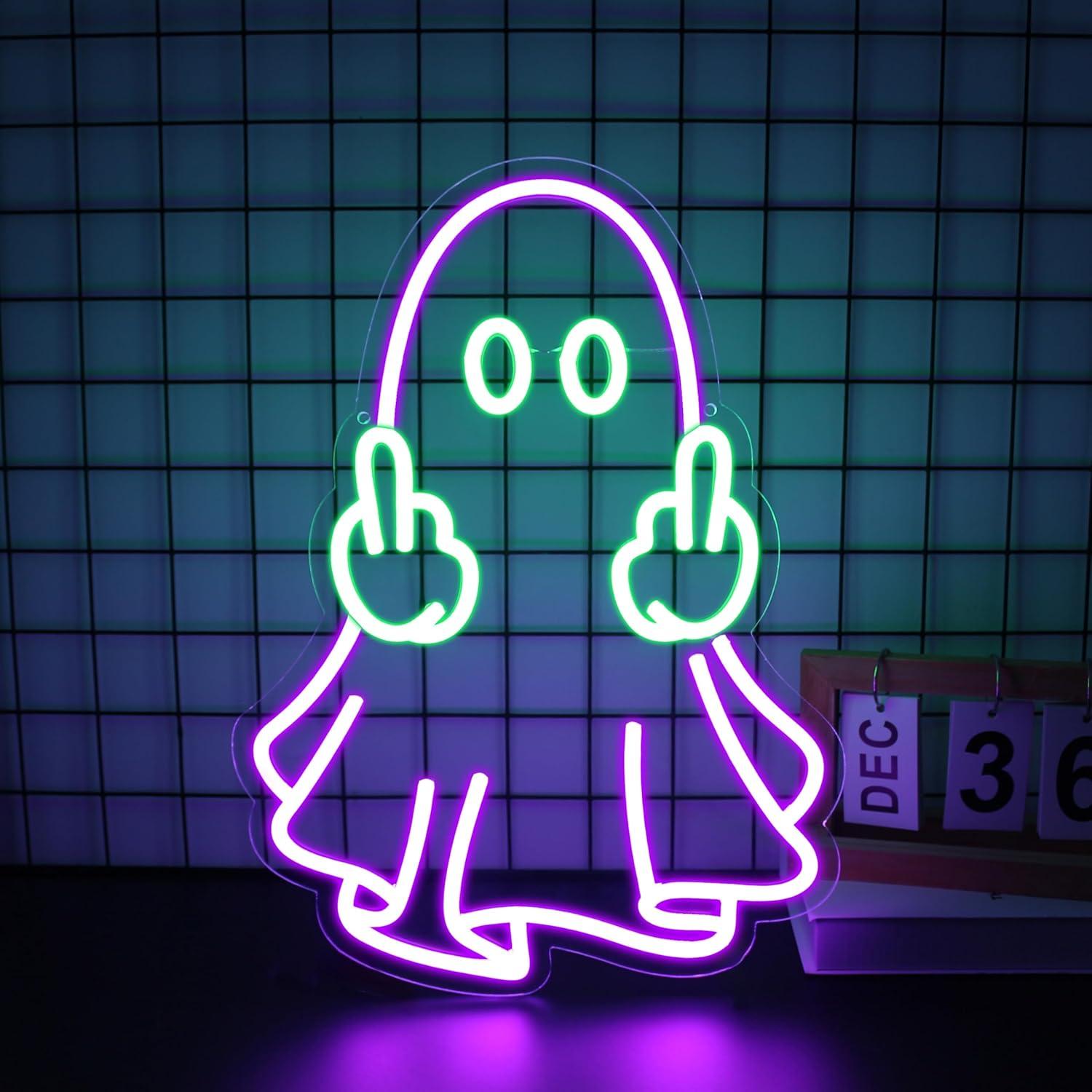 Letrero Luminoso LED USB con E - Wall Decor Lighting reseña y precio