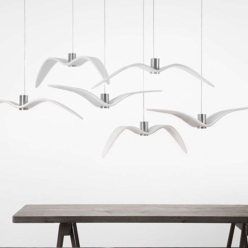 Lámpara nórdica de resina de p - Lighting Decor Store reseña y precio