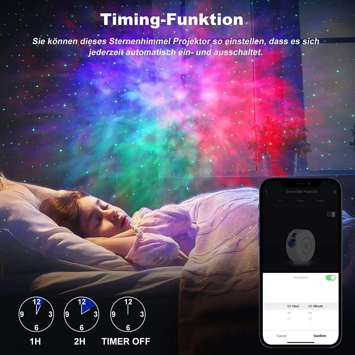 Proyector inteligente de cielo - Sunset Lamp Projection reseña y precio