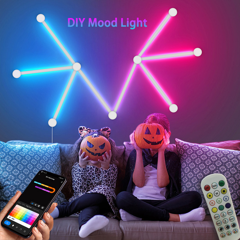 Lámpara de pared RGB inteligen - Wall Decor Lighting reseña y precio