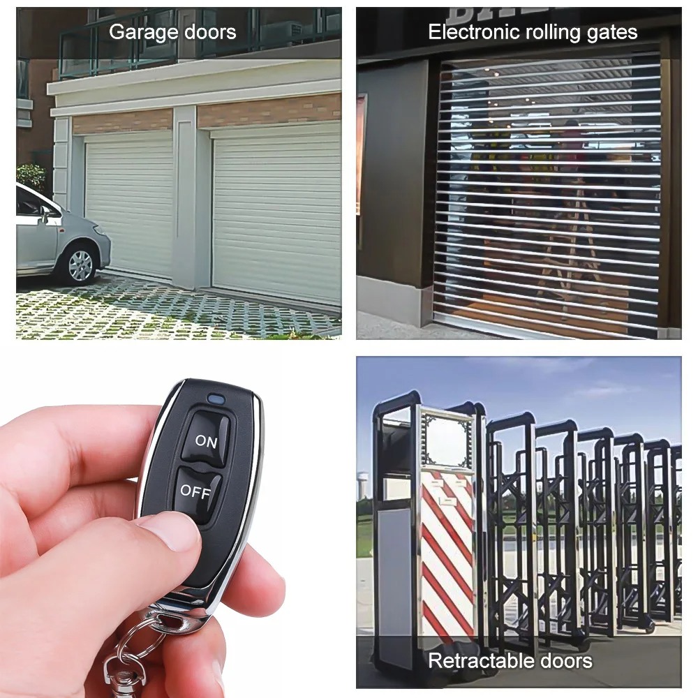 Control remoto RF de 433Mhz, b - Garage Lighting Decor reseña y precio