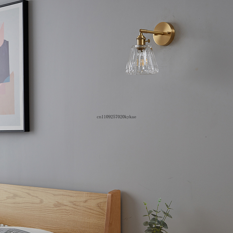 Lámpara de pared de cristal de - Japanese Lighting Decor reseña y precio