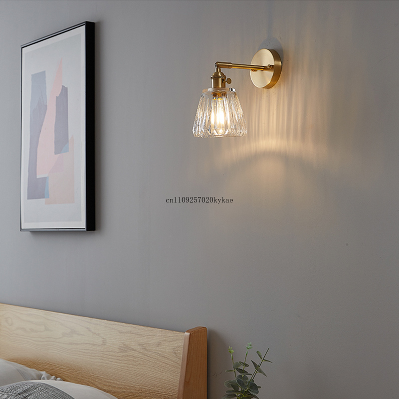 Lámpara de pared de cristal de - Japanese Lighting Decor reseña y precio