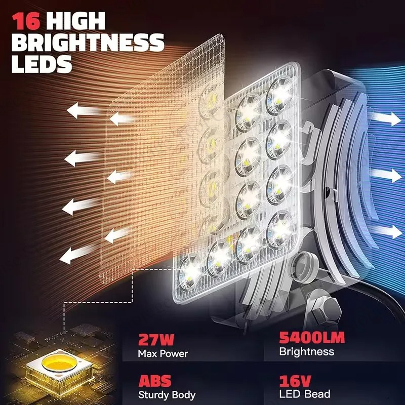 Lámpara de Trabajo LED de 90W  - Garage Lighting Decor reseña y precio