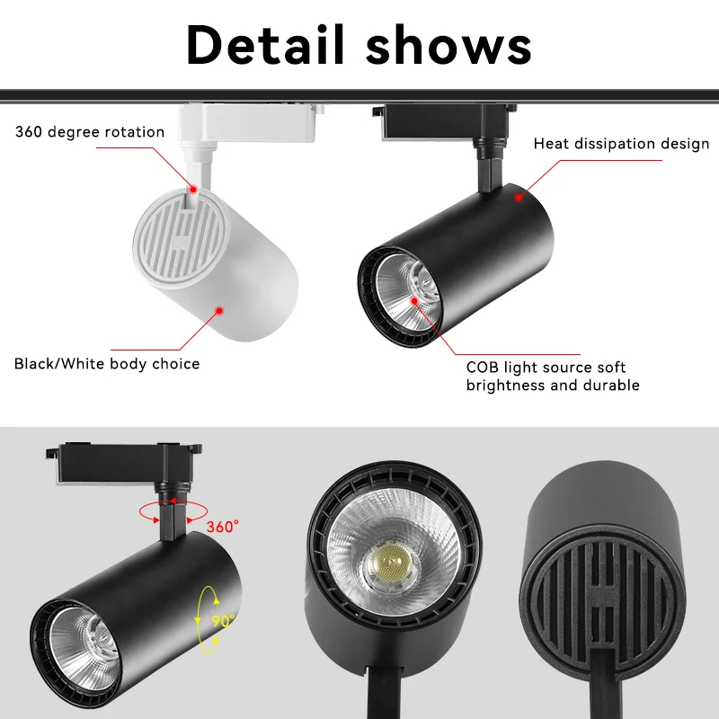 Juego de luces LED para riel,  - Lighting Decor Store reseña y precio