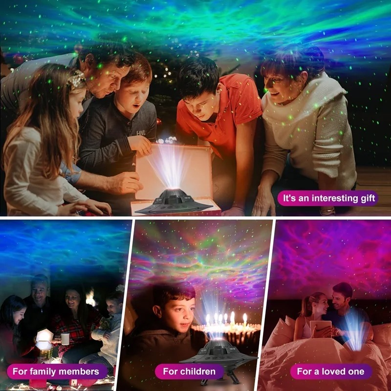 Luz nocturna UFO LED proyector - Sunset Lamp Projection reseña y precio