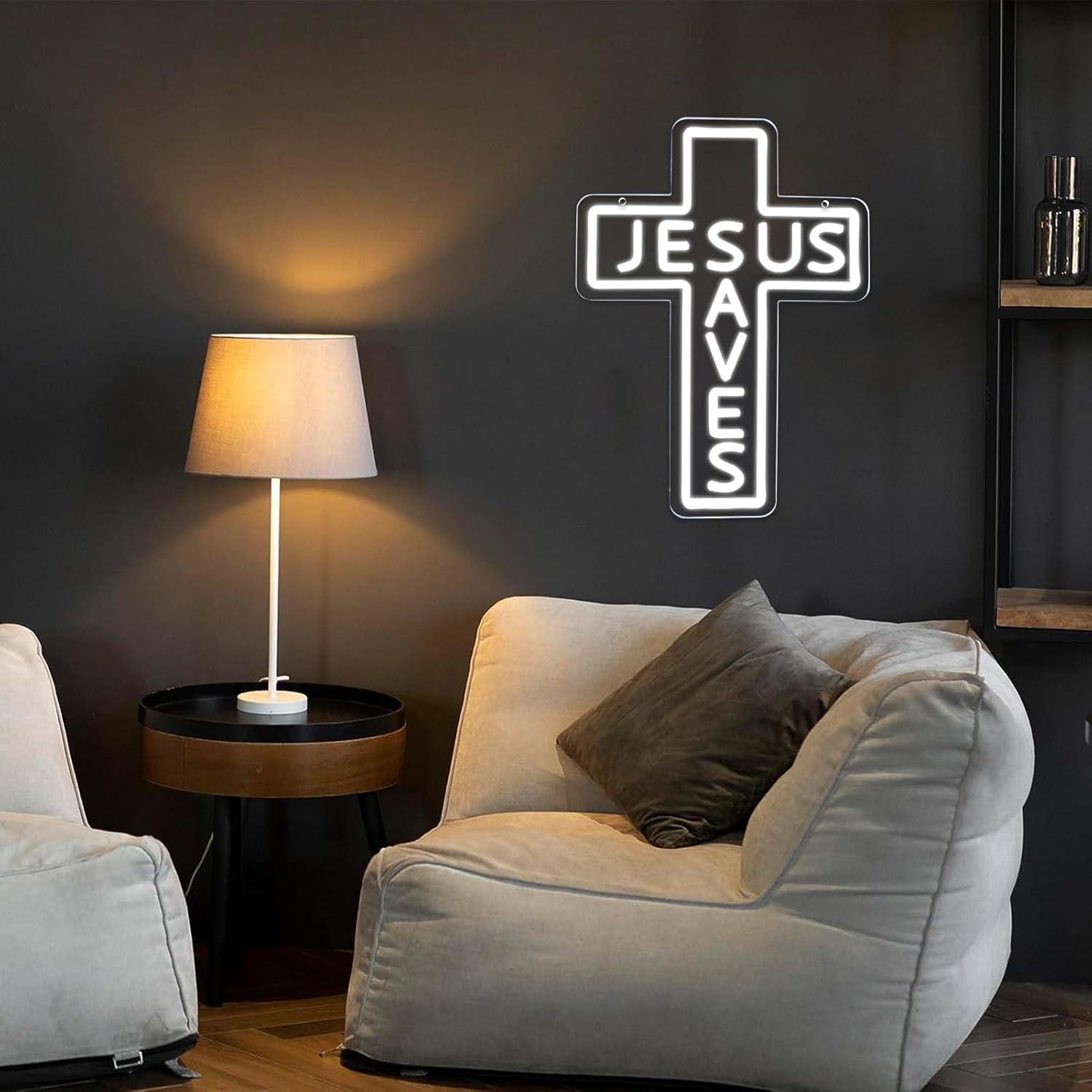 Letreros de Neón con la Cruz d - Wall Decor Lighting reseña y precio