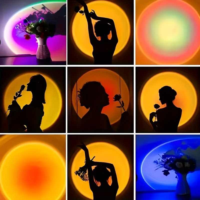 Luz de proyección de puesta de - Sunset Lamp Projection reseña y precio