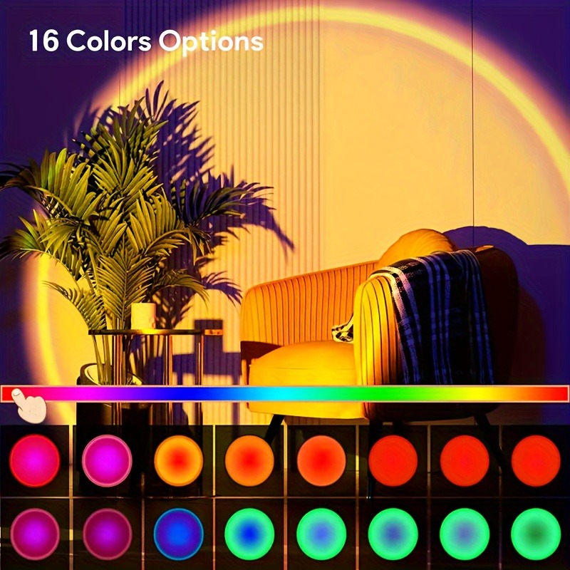 Luz de proyección de puesta de - Sunset Lamp Projection reseña y precio