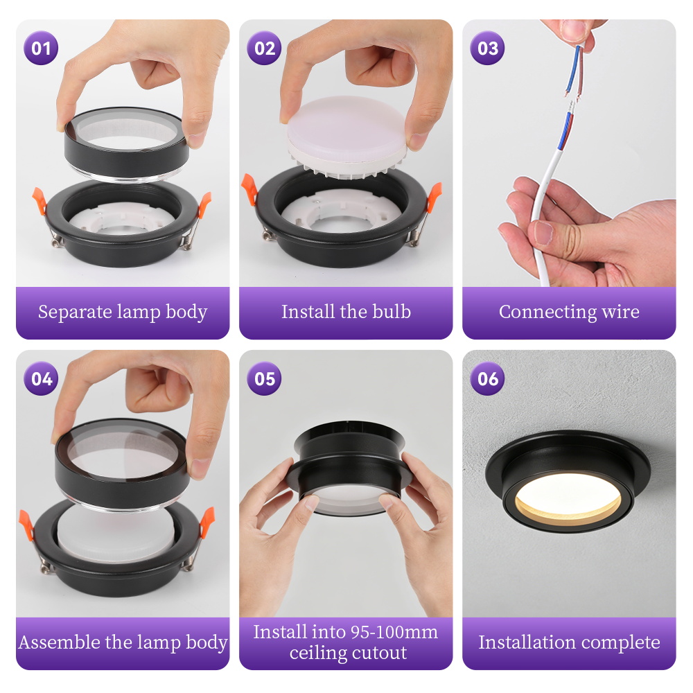 Foco LED Redondo Empotrable GX - Lighting Decor Store reseña y precio
