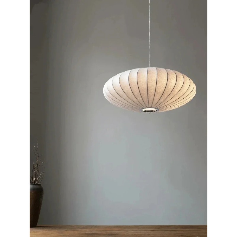 Lámpara Colgante de Seda Hecha - Japanese Lighting Decor reseña y precio