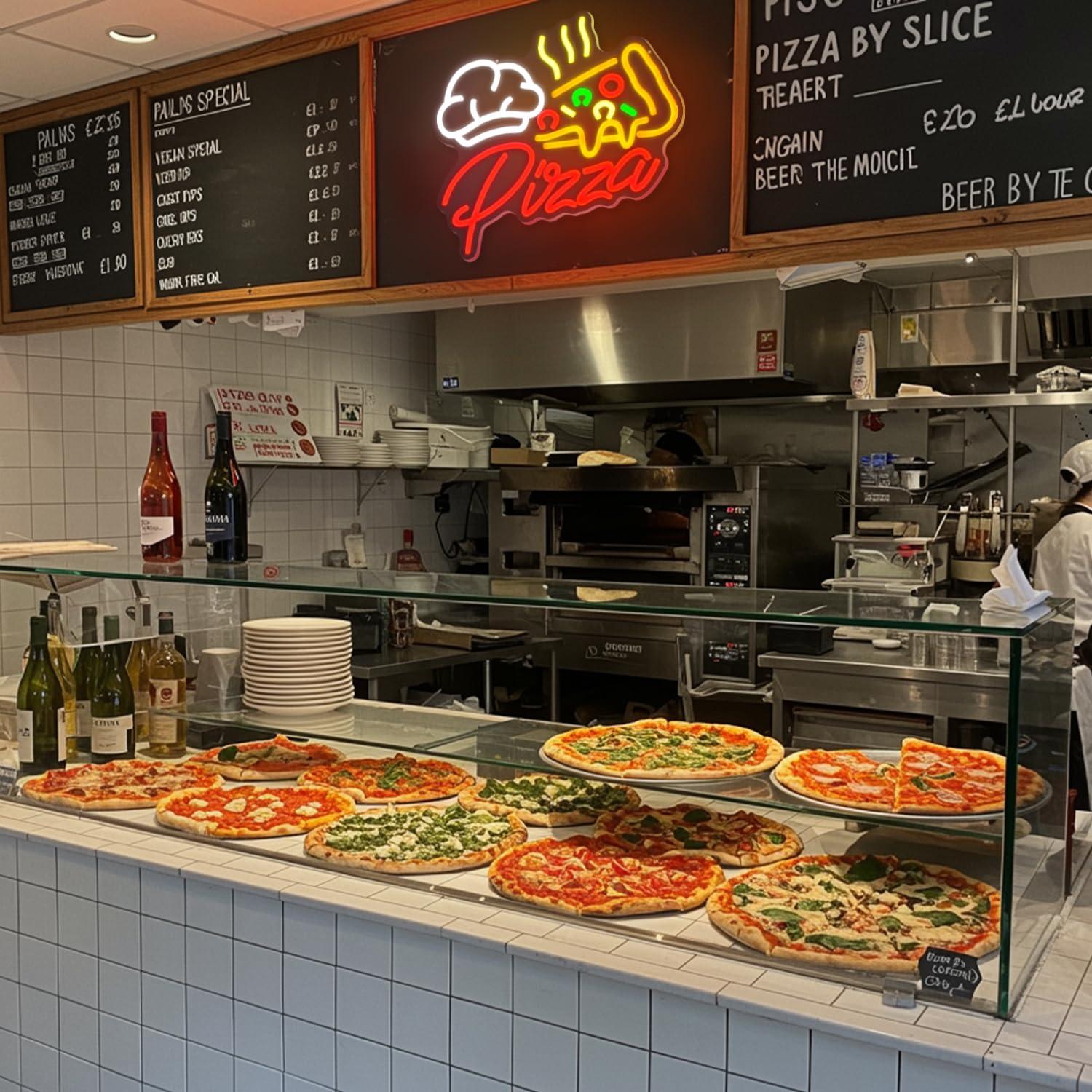 Letrero Luminoso de Pizza, Luc - Wall Decor Lighting reseña y precio